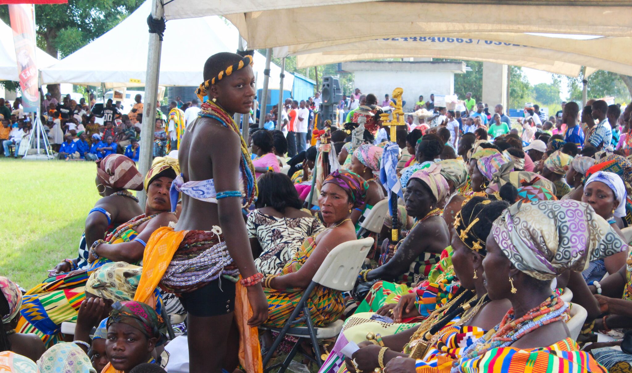 A Kente Festival gathering in Ghana