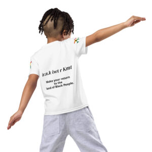 Repatriate To Ghana Kids crew neck t-shirt