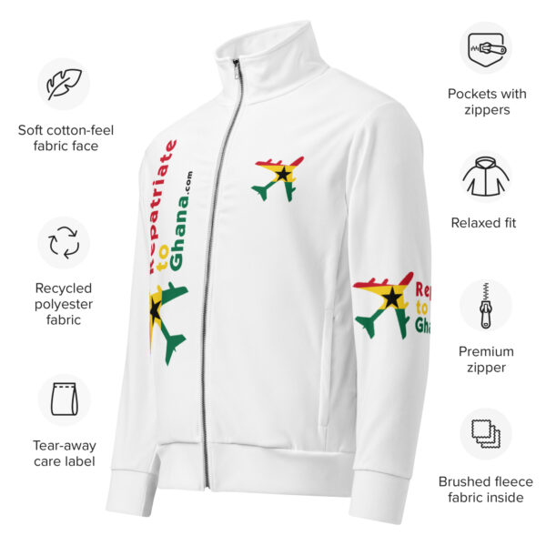 RepatriateToGhana.com (R2GH.com) Unisex track jacket