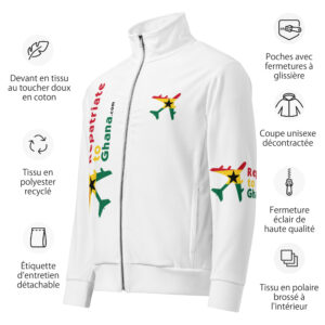 RepatriateToGhana.com (R2GH.com) Unisex track jacket