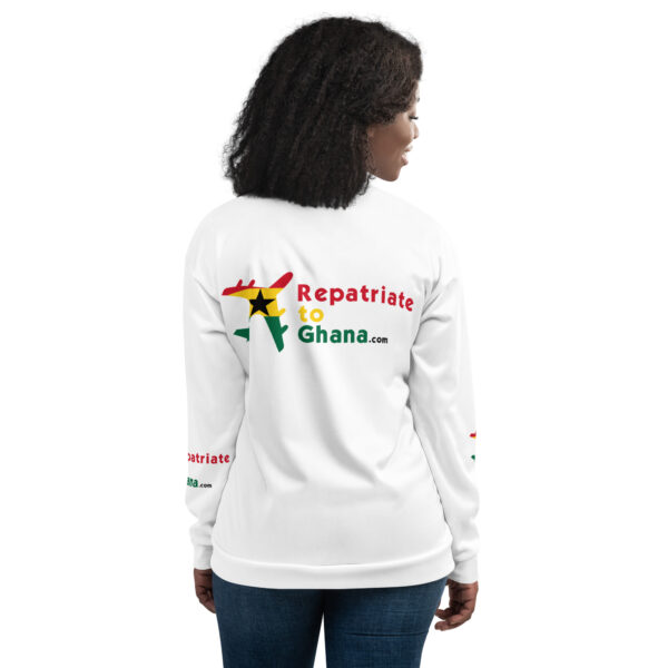 RepatriateToGhana.com (R2GH.com) Unisex Bomber Jacket - Image 2