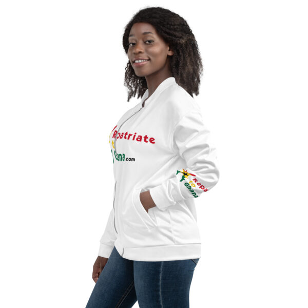 RepatriateToGhana.com (R2GH.com) Unisex Bomber Jacket - Image 3