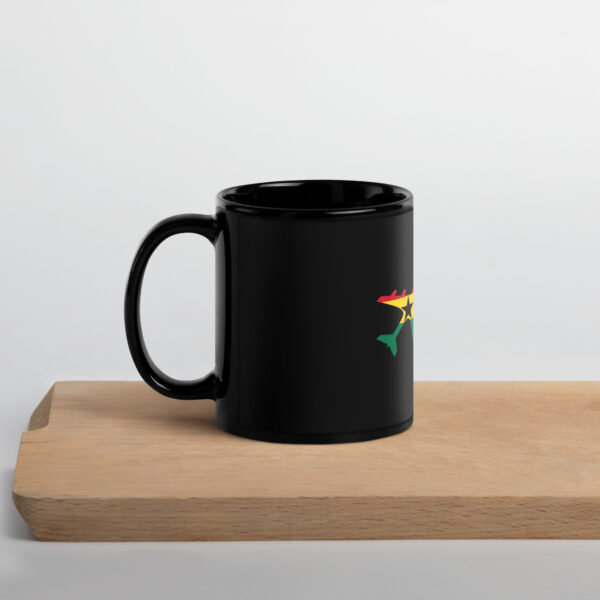 RepatriateToGhana.com (R2GH.com) Black Glossy Mug - Image 3