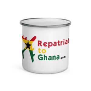 RepatriateToGhana.com (R2GH.com) Enamel Mug