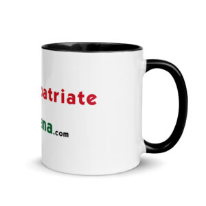 RepatriateToGhana.com (R2GH.com) Mug with Color Inside