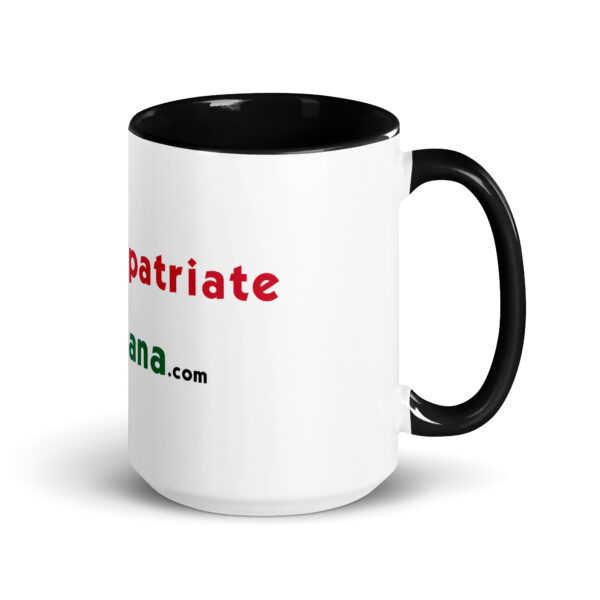 RepatriateToGhana.com (R2GH.com) Mug with Color Inside - Image 4