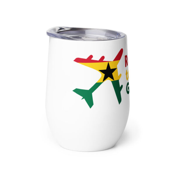 RepatriateToGhana.com (R2GH.com) Wine tumbler - Image 4