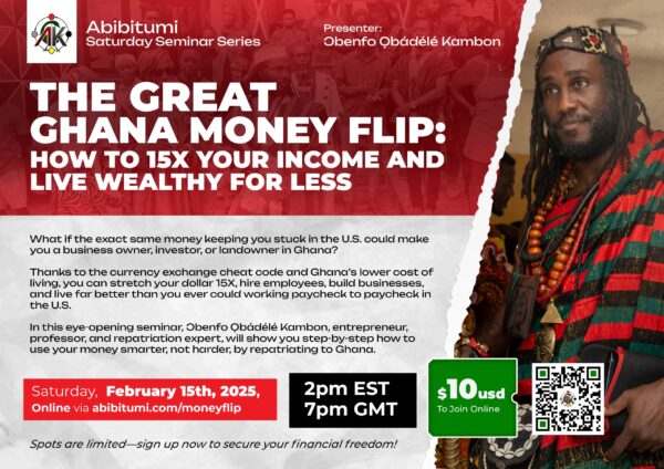 SSS - The Great Ghana Money Flip: How to 15X Your Income and Live Wealthy for Less