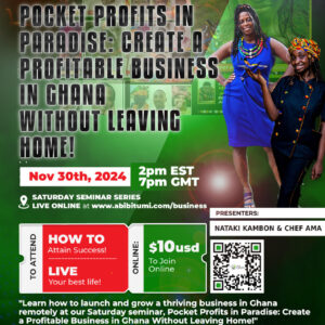 SSS: Pocket Profits in Paradise: Create a  Profitable Business in Ghana Without Leaving Home!