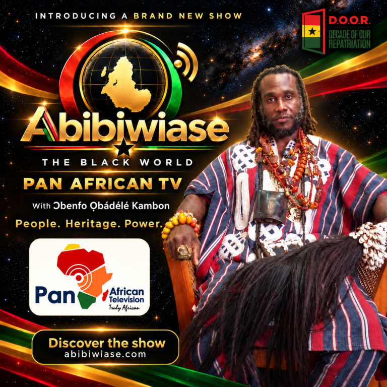 Read more about the article Introducing Abibiwiase: The Black World — a brand new show on Pan African TV