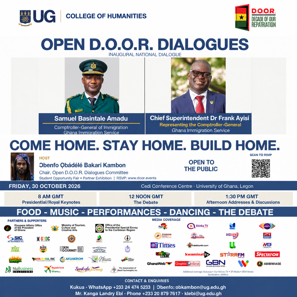 Read more about the article 2 days to go — Ghana Immigration Service at Open D.O.O.R. Dialogues