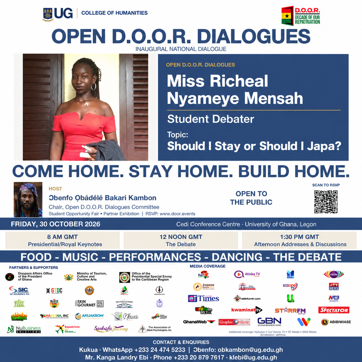 Read more about the article 2 days to go — Miss Richeal Nyameye Mensah: Should I Stay or Should I Japa?